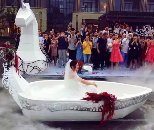 林心如与霍建华的日常恩爱细节,林心如和霍建华大婚宣誓时刻