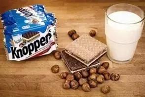 德国knoppers巧克力饼,巧克力威化饼推荐