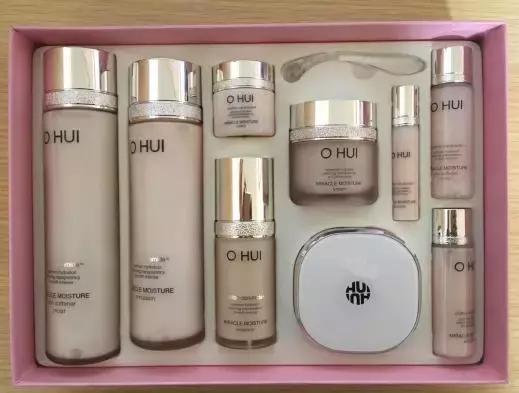 ohui粉色套盒,ohui粉色水乳套装