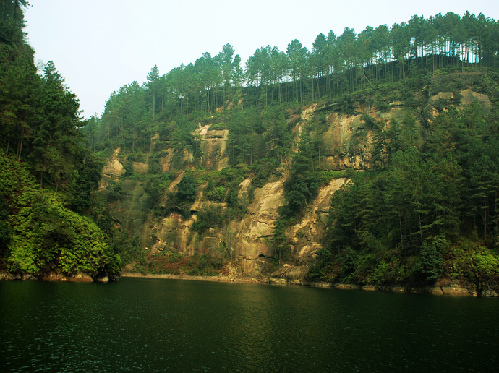 白云山林海风景,资中县白云山风景区