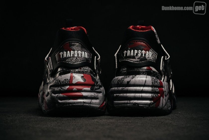 视觉冲击！近赏TrapstarxPUMA全新联名DiscBlaze「Camo」鞋款