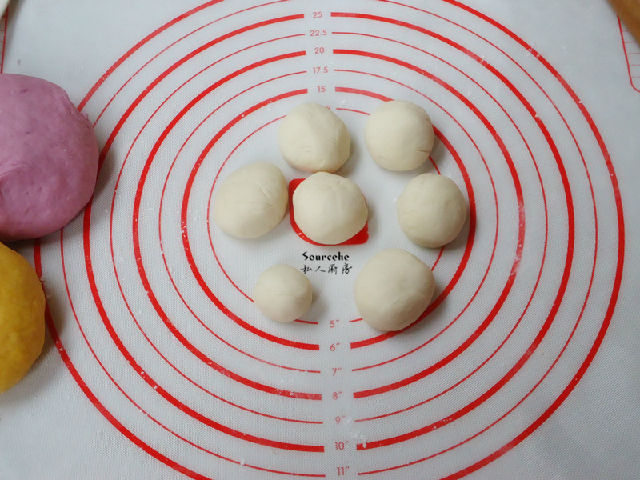 多彩馒头图片,玫瑰馒头花样