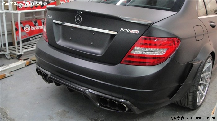 全记录怪兽版奔驰C63AMG改装C74