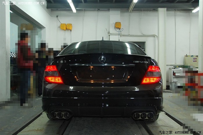全记录怪兽版奔驰C63AMG改装C74