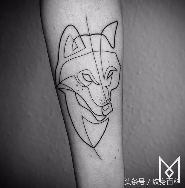 简单的纹身线条教程,简单线条纹身