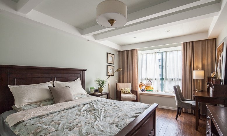 120平米三室两厅轻奢极简效果图,90平米两室一厅简美效果图