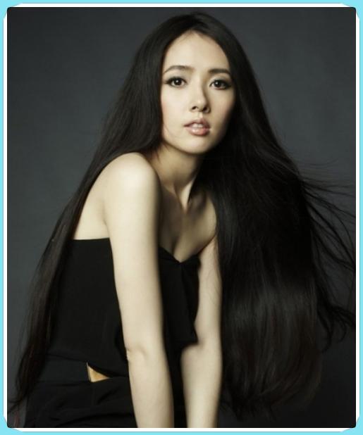 黑长直怎么发量多,发质黑长直的女生适合什么发型