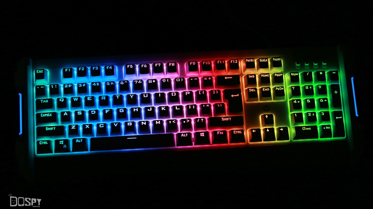 惠普机械键盘gk400y测评,惠普gk400y朋克机械键盘怎么样