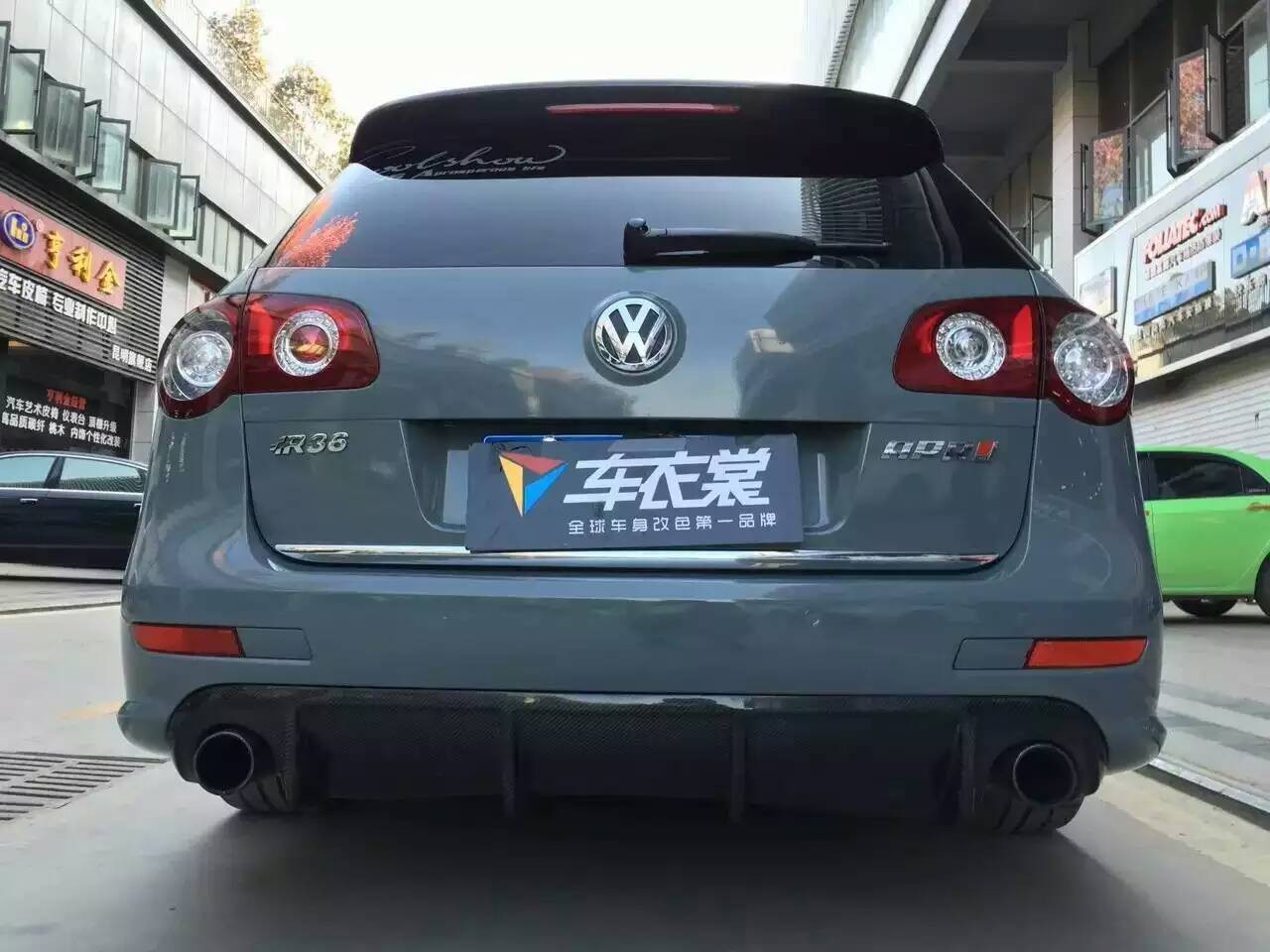 大众r36全车喷漆,大众r36涂装彩绘