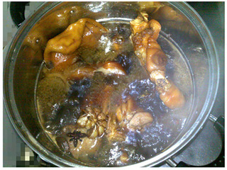 潮汕卤猪脚拜老爷家常做法,潮汕卤猪脚的配料批发