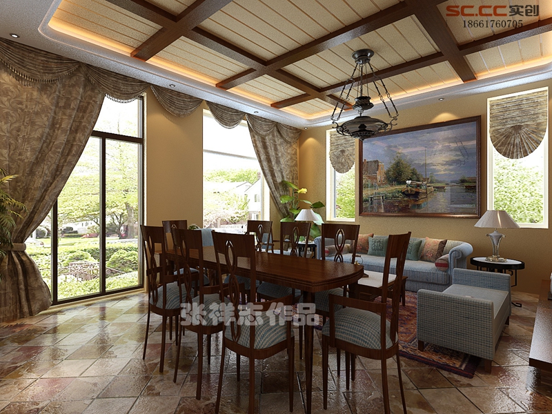 银盛泰德郡效果图,银盛泰德郡四房