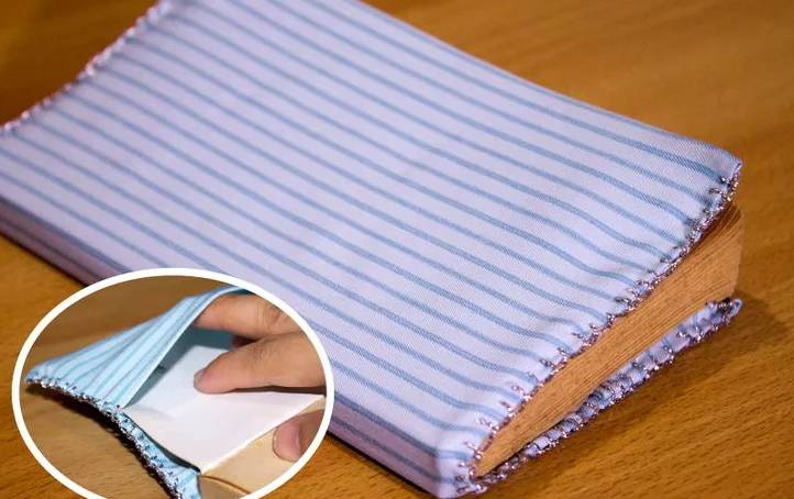 包书皮教程手工,透明膜包书皮的步骤图解