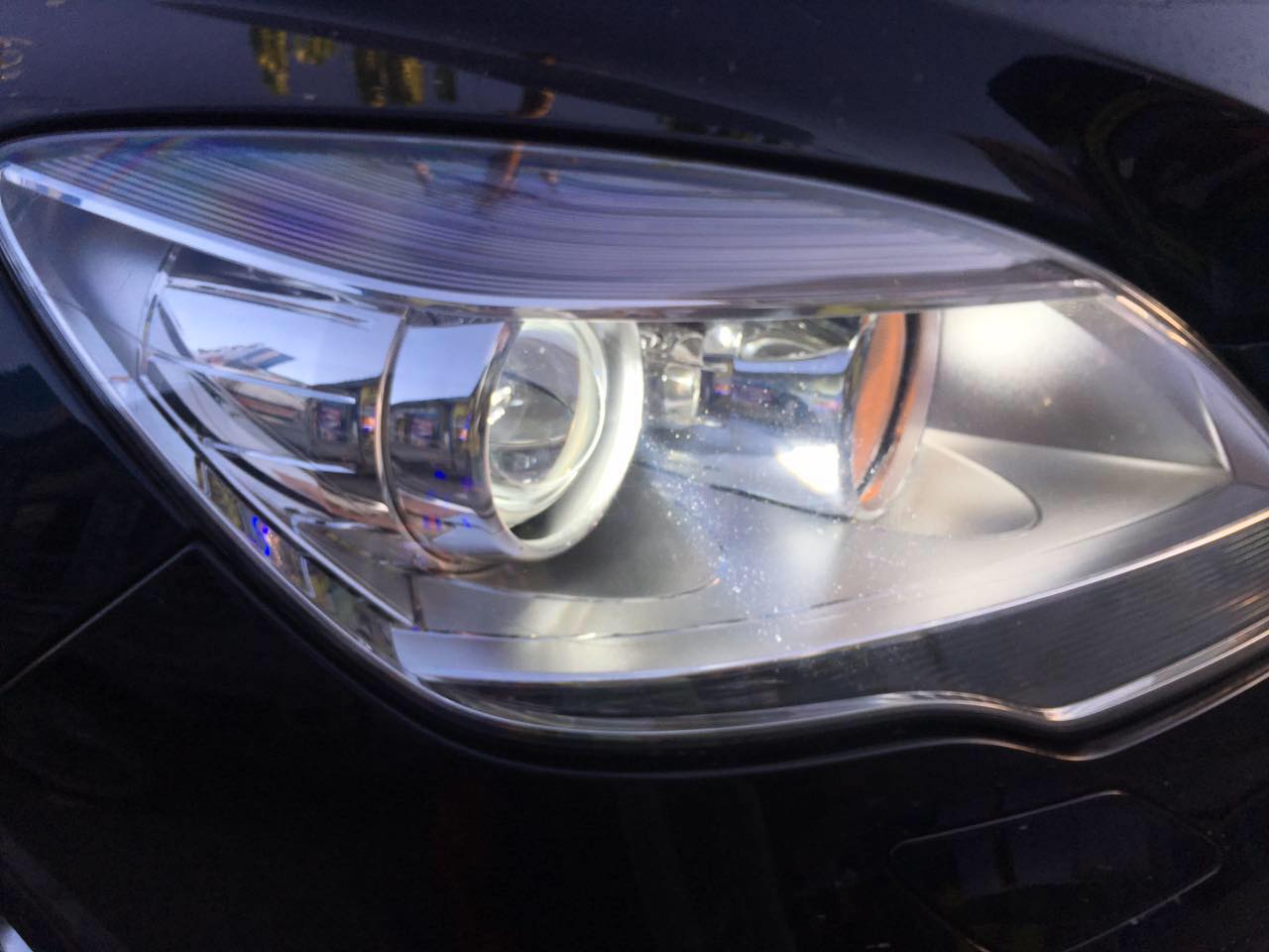 河南r300奔驰改装,改灯奔驰r300