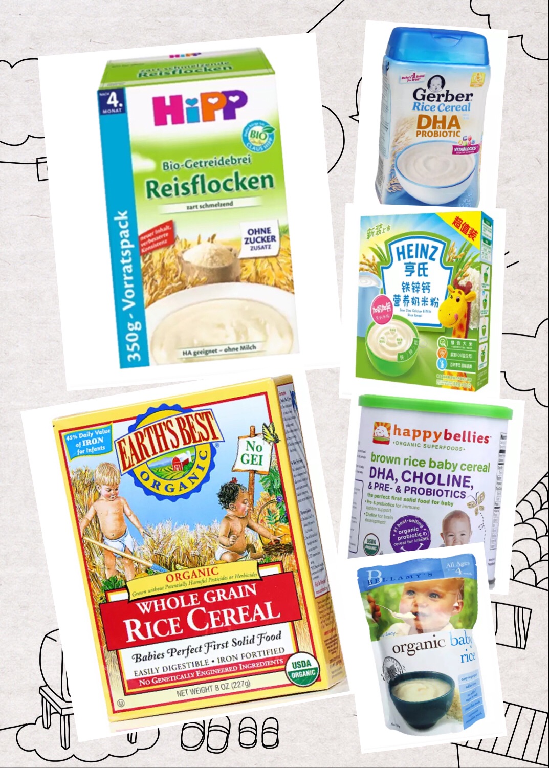 宝宝的第一口辅食米粉应该怎么选,新手妈妈如何给宝宝挑选辅食