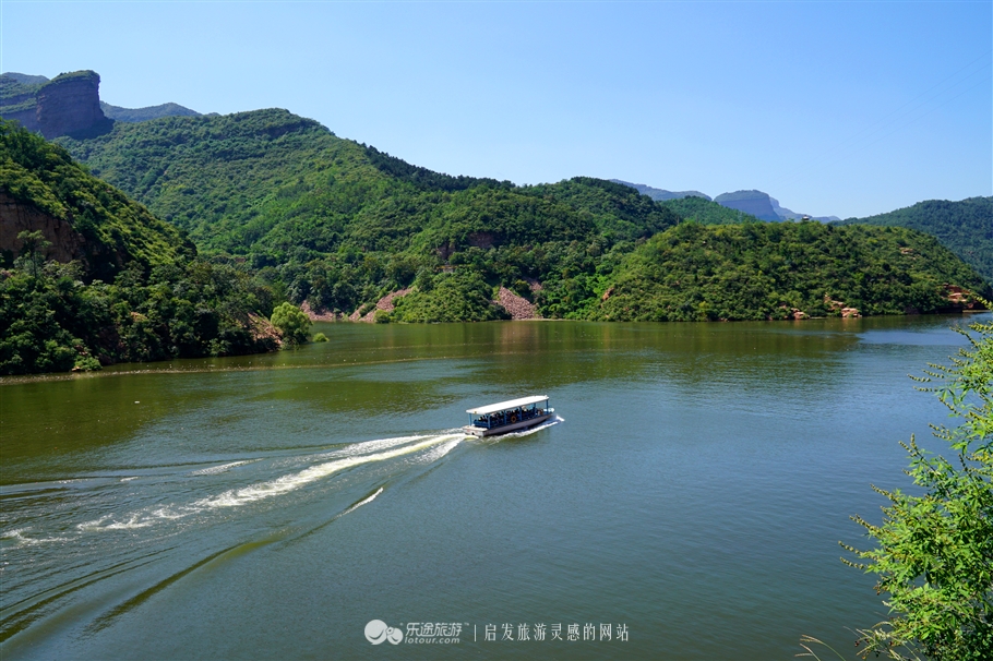 京娘湖爱情湖图片,井陉京娘湖