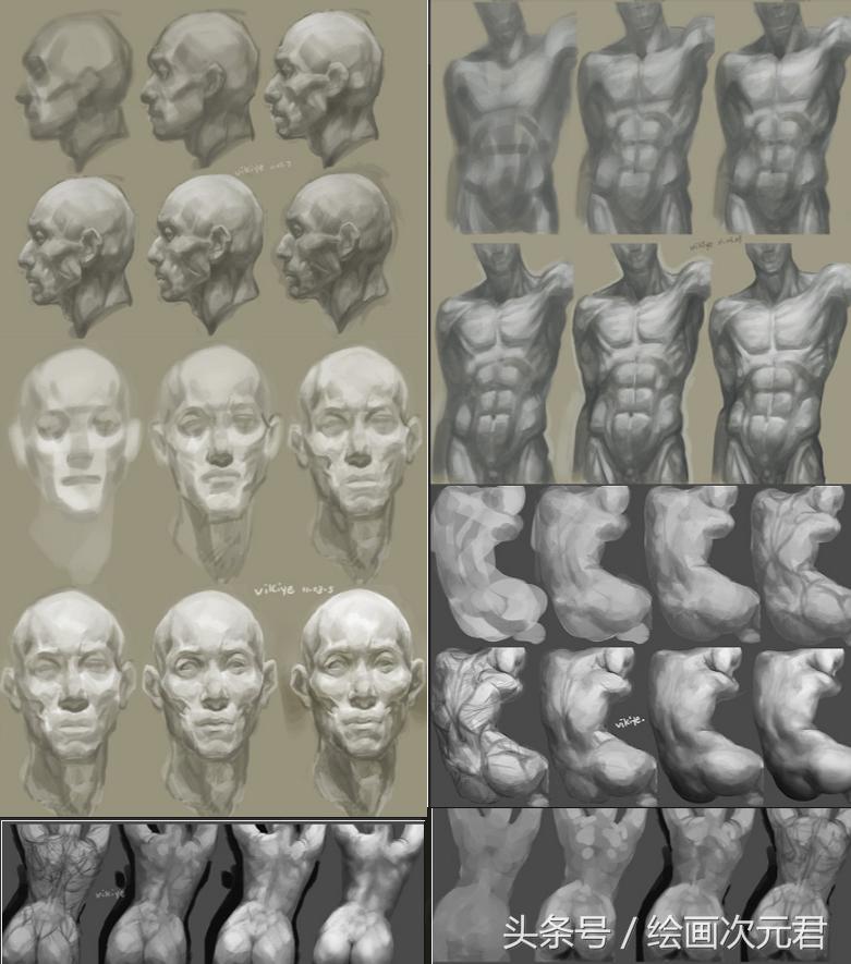 人体结构动态临摹练习册,人体结构怎么画才不僵硬