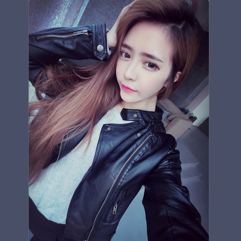 秋冬必备款皮衣的花式穿搭已上线,秋季穿搭女小个子皮衣酷酷的