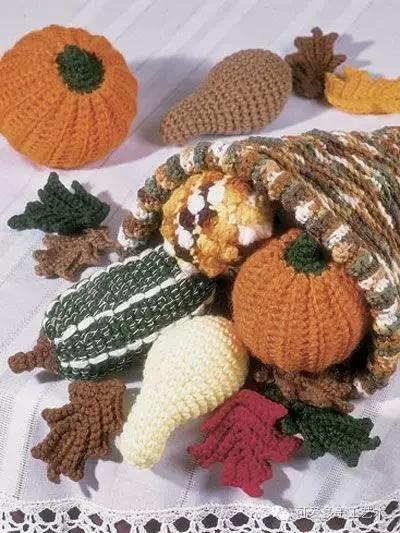 毛线编织蔬菜大全图解,手残党学会的毛线编织小技巧