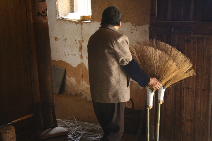 农村老家扫把,农村扫谷子扫把