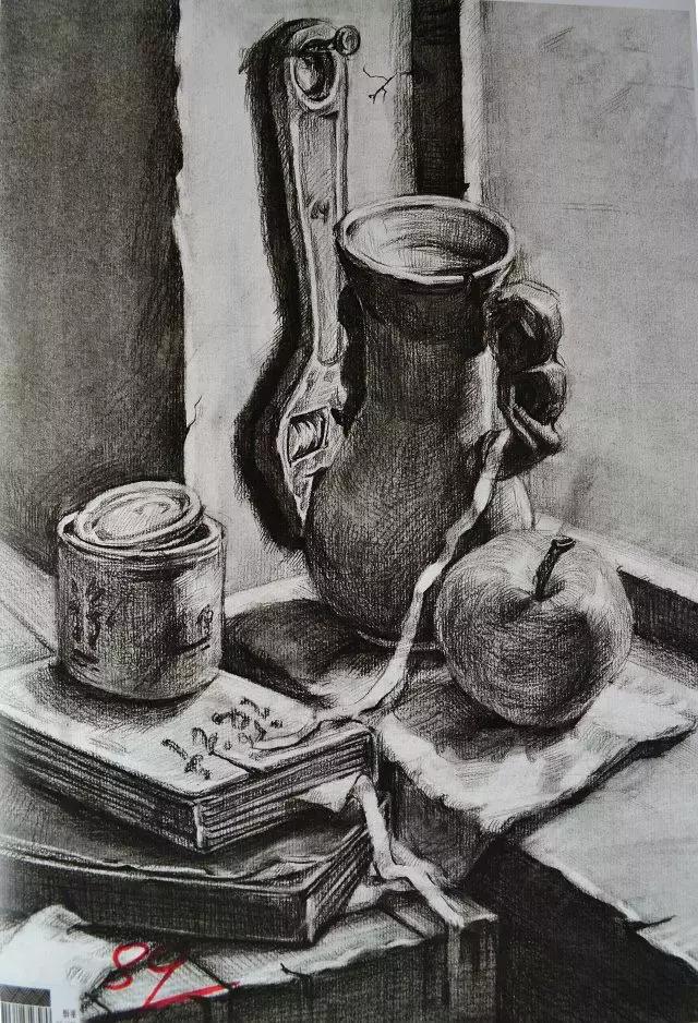 四川美术学院高分卷素描,四川美术高分卷