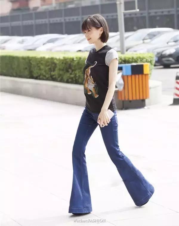 刘诗诗阔腿裤,刘诗诗穿阔腿裤太惊艳