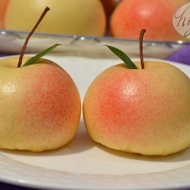 学做迷你苹果包,苹果小肉包