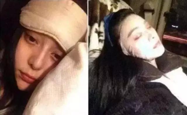 用面膜变漂亮,保鲜膜式面膜小脸