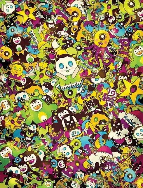 斑斓创意插画,灵动插画