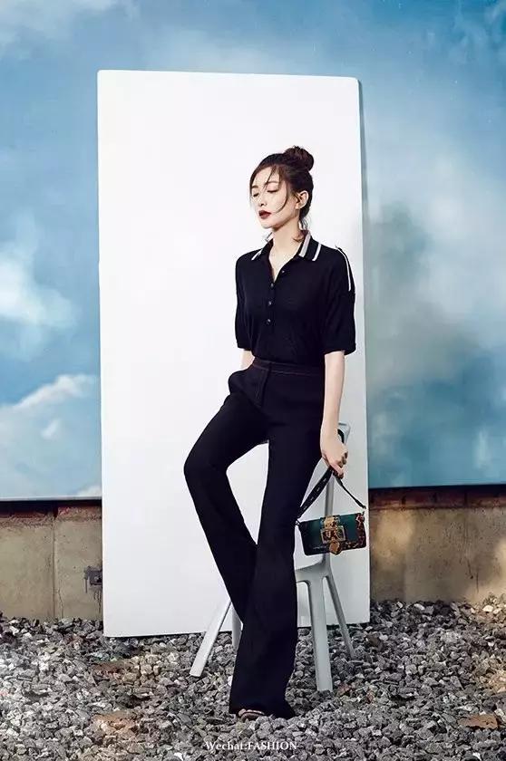 刘诗诗阔腿裤,刘诗诗穿阔腿裤太惊艳