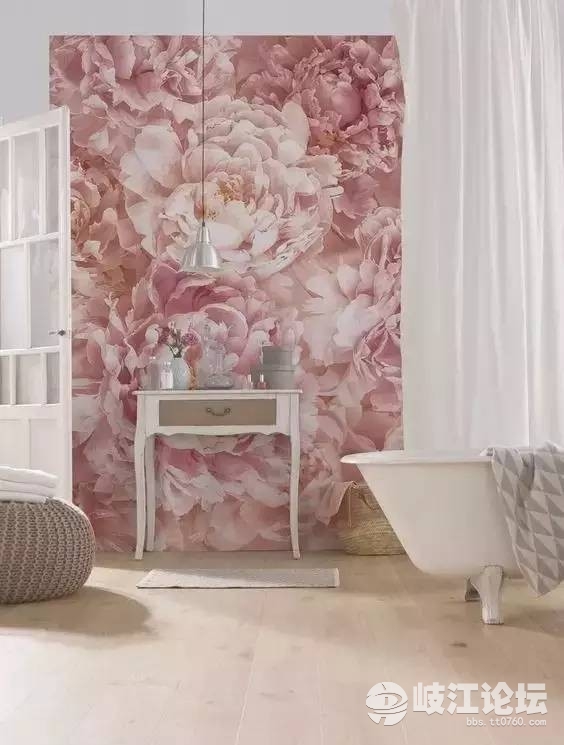 嫌白墙单调,家里墙壁太单调就试试贴点墙纸