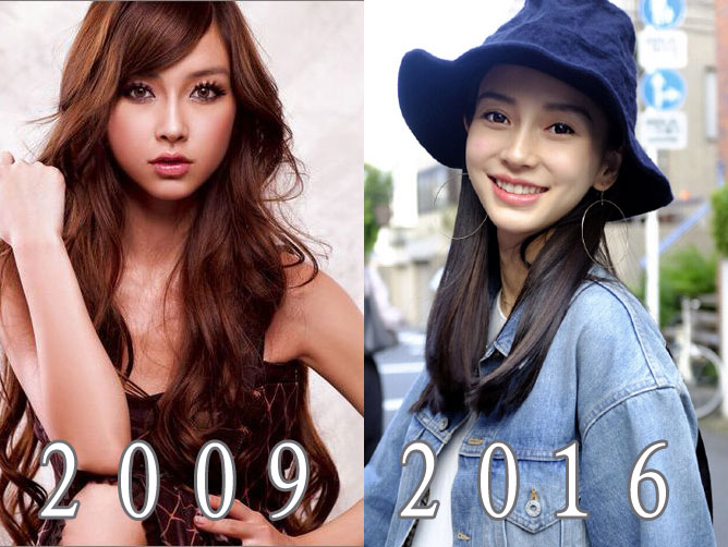 angelababy出道前后对比,angelababy早期日本拍戏