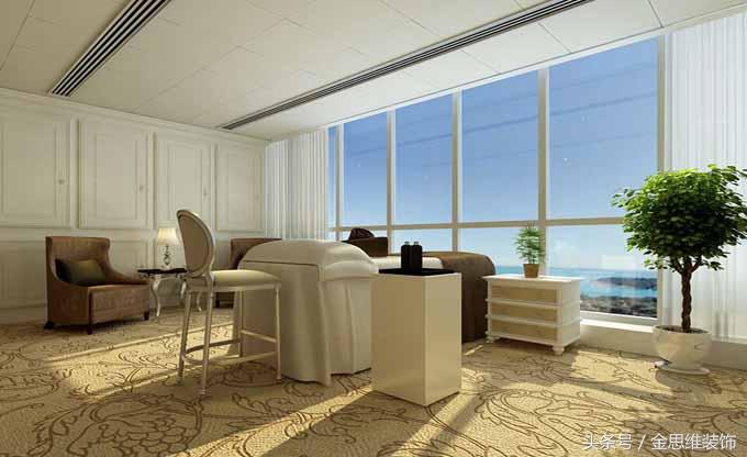 美容院装修效果图网红风格,60平方轻奢美容院装修风格大全