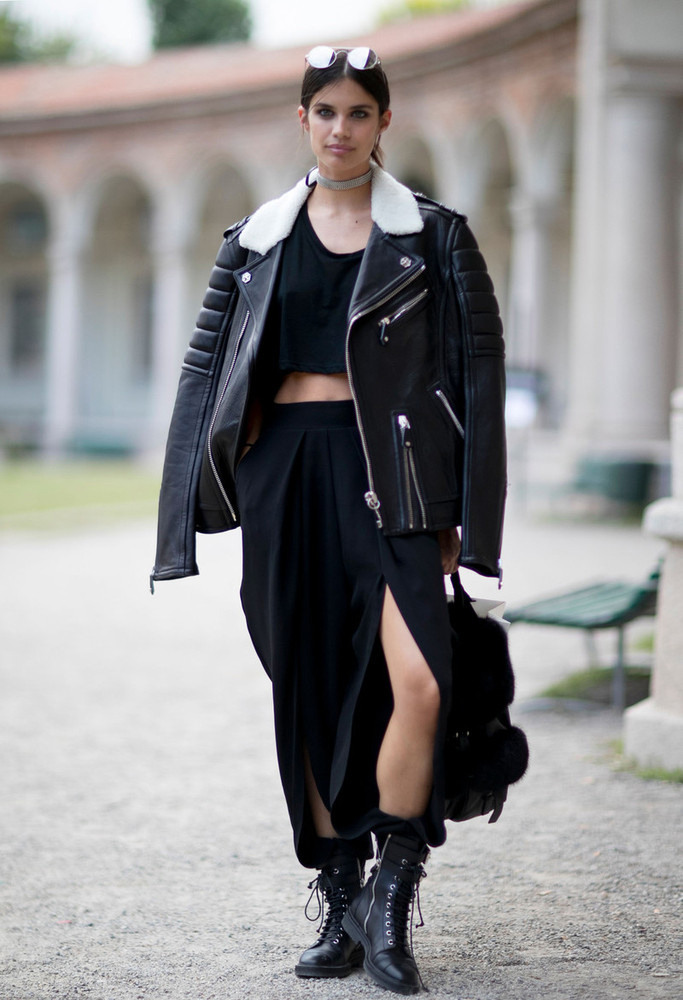 秋冬黑色皮衣,机车潮款皮衣