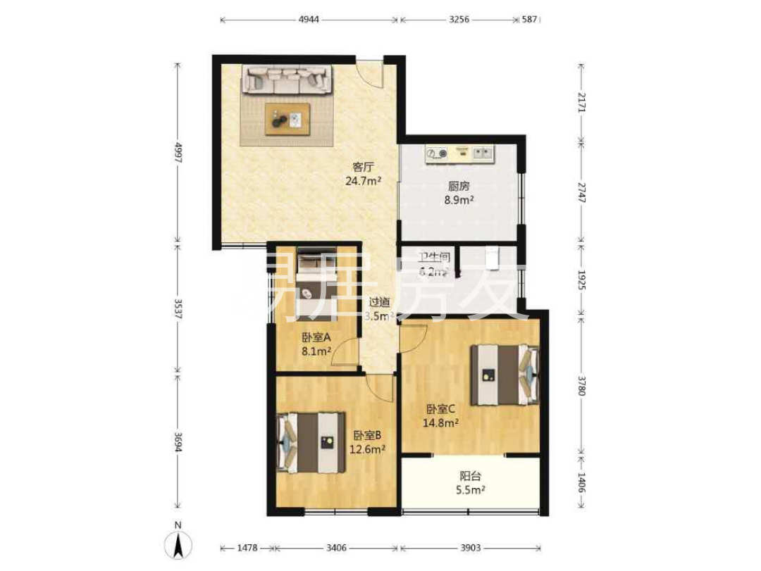金水区普罗旺世大平层,金水区普罗旺世二手房出售