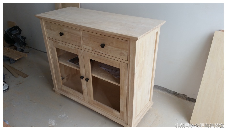 橡胶木指接板家具效果图,老王看装修