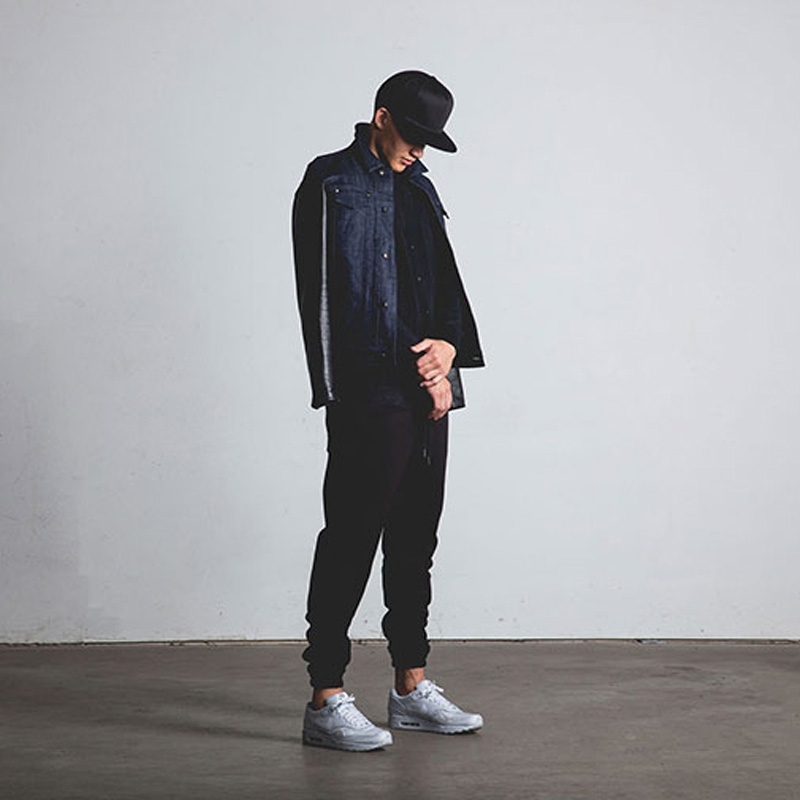 男士蓝色牛仔外套秋冬季怎么搭配,这个冬天男装搭配