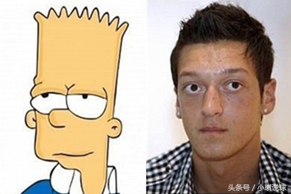 足球球星撞脸合集,足坛撞脸卡通人物