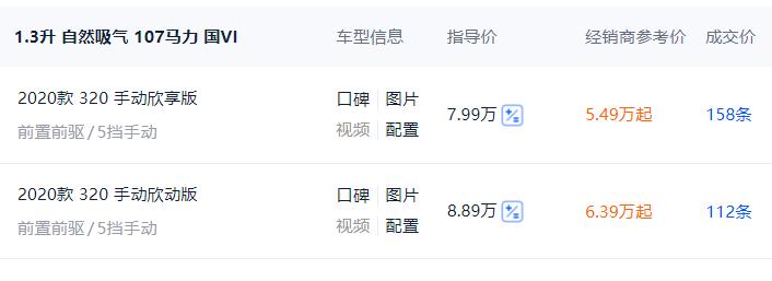 雪佛兰科沃兹2022款落地价5万以下,最便宜的十款合资车雪佛兰科沃兹