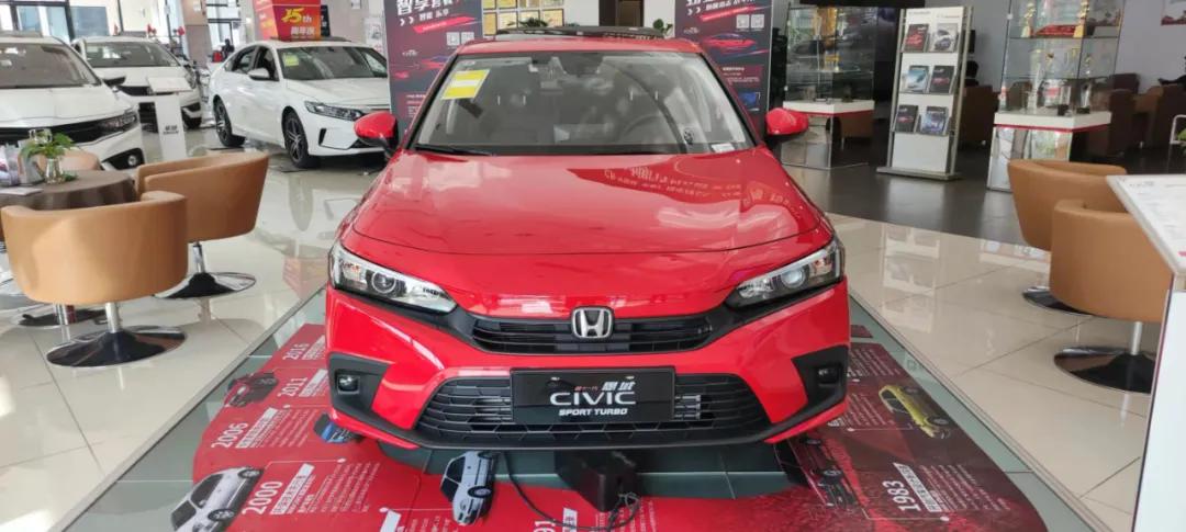 思域2019款燃动版暗金蓝改装,内饰思域改装视频