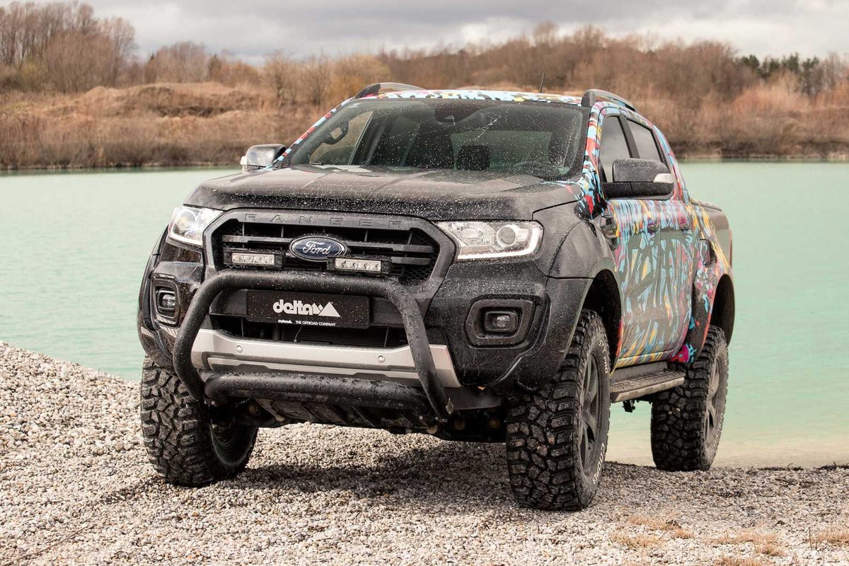 福特皮卡ranger前杠改装案例,福特皮卡ranger改装卷帘盖