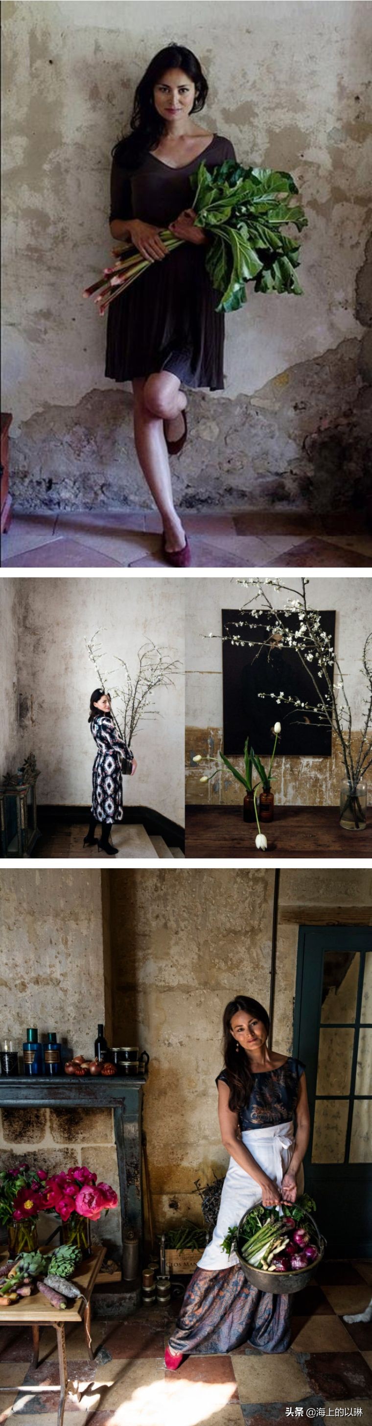 这位43岁的中法混血美女，把乡间的时光过成诗意的时尚生活