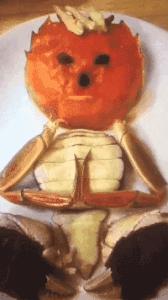 搞笑gif趣图妹子快现出原形吧,搞笑gif妹子你这发型挺别致