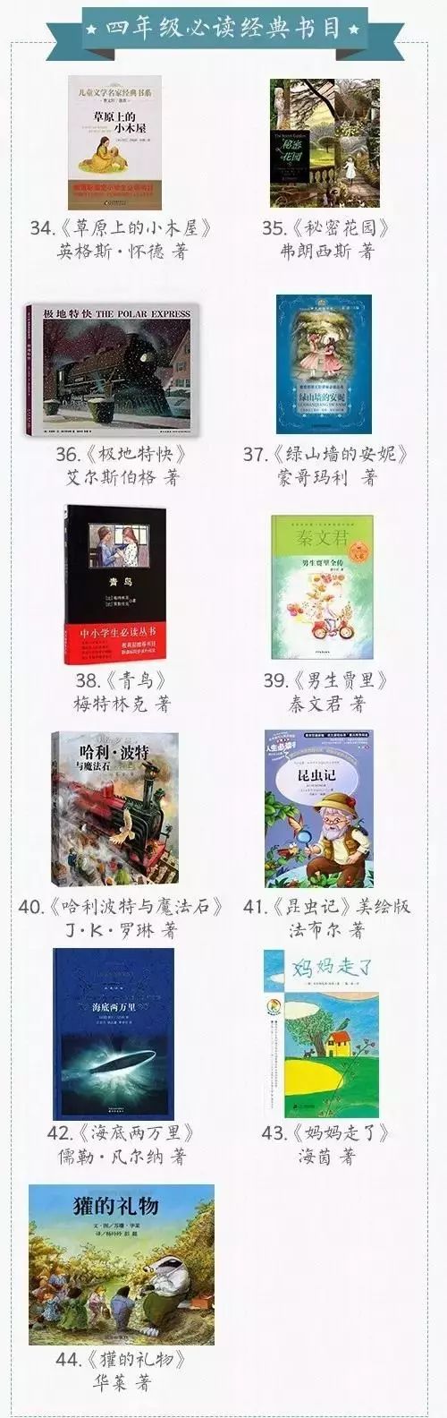 上实、华育等上海34所学校推荐书目曝光！看看你家孩子读过哪些？