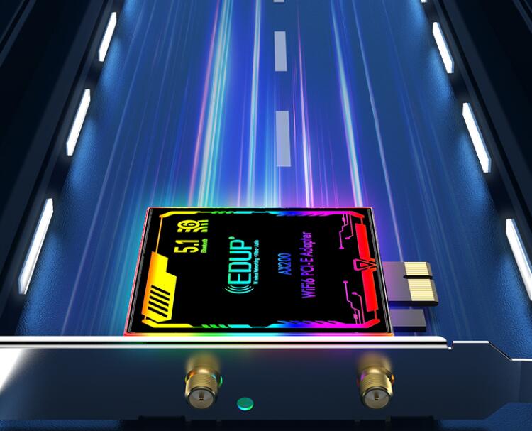 点亮RGB信仰之光9636LSwifi6无线网卡为青春喝彩