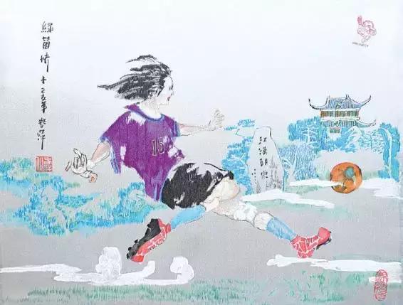 原来好汉绣是这样做出来的