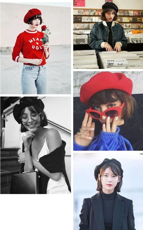 鞠婧祎同款贝雷帽戴法,鞠婧祎同款贝雷帽正确戴法