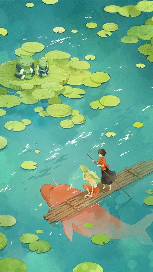 大鱼海棠高清壁纸女,大鱼海棠台词壁纸