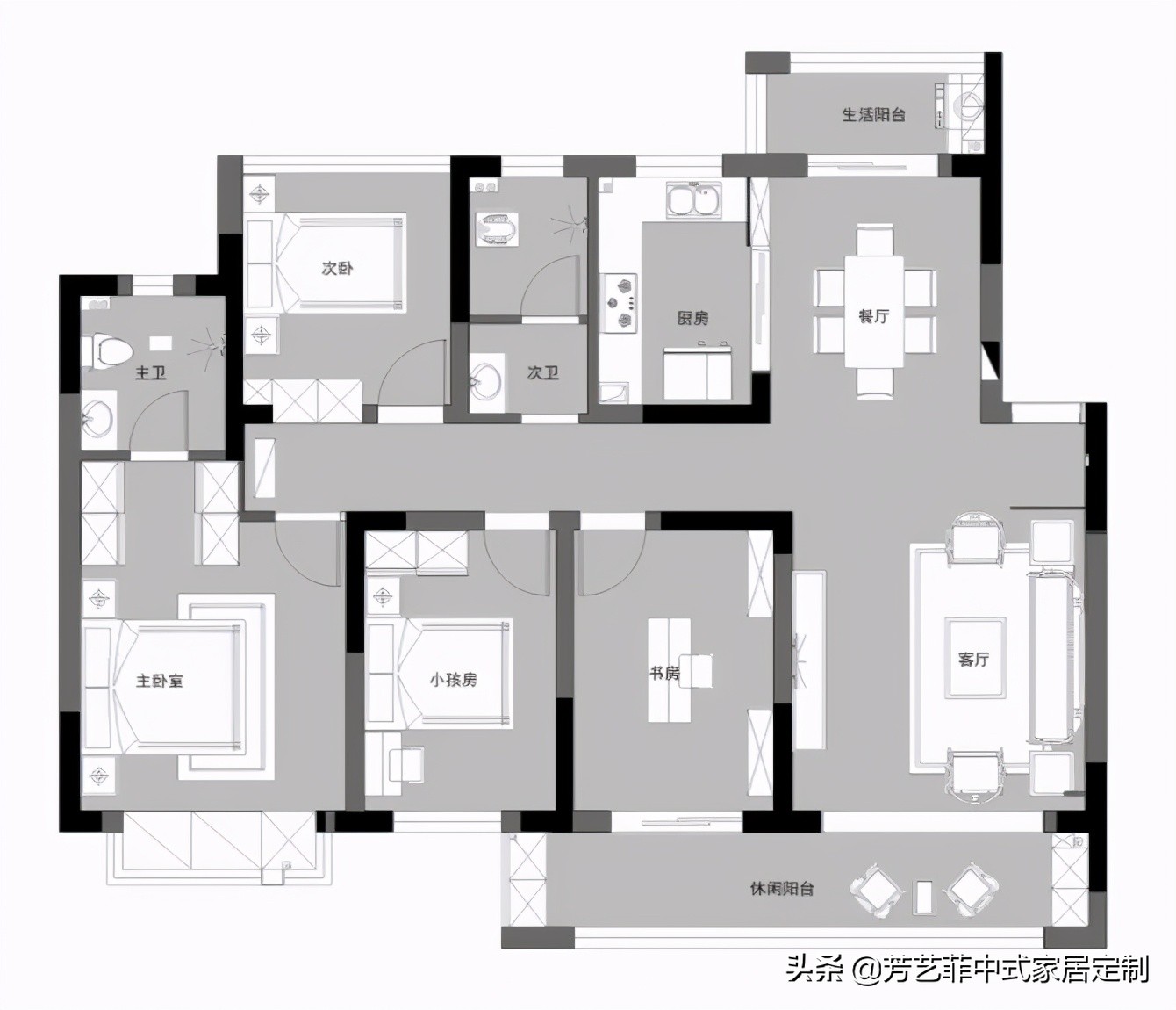 新中式家具简单大气图,新中式家具秀气