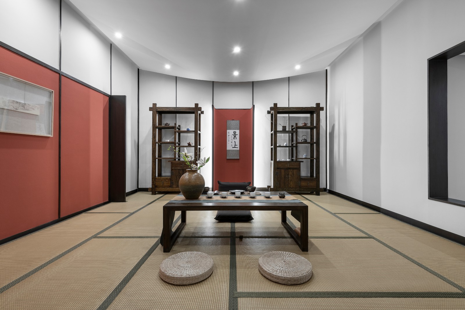 极简中式禅意房子设计,130平米禅意新中式设计