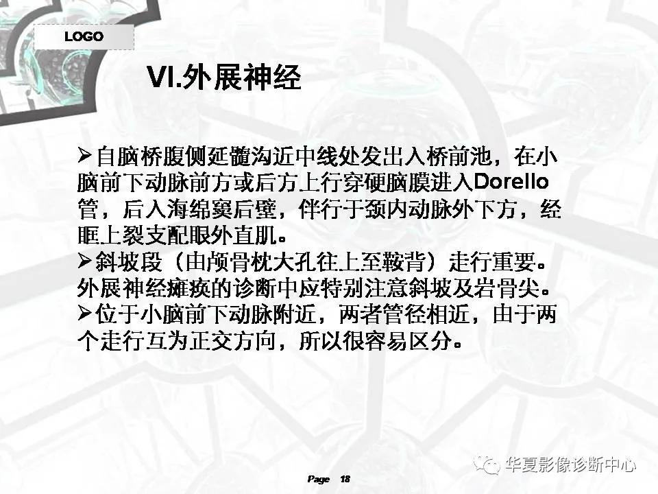 磁共振颅神经扫描是定位在哪,颅神经图谱